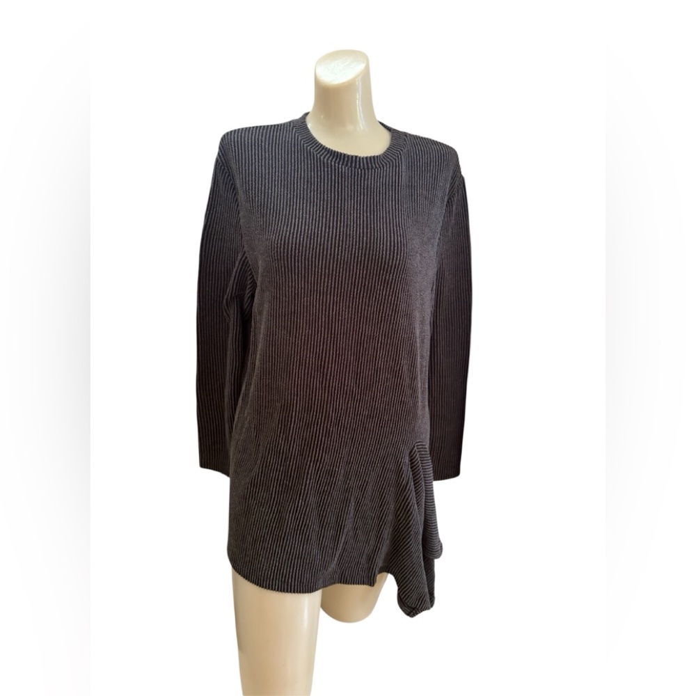 Japparel Women’s Top Sweater Gray/ Black Size XL